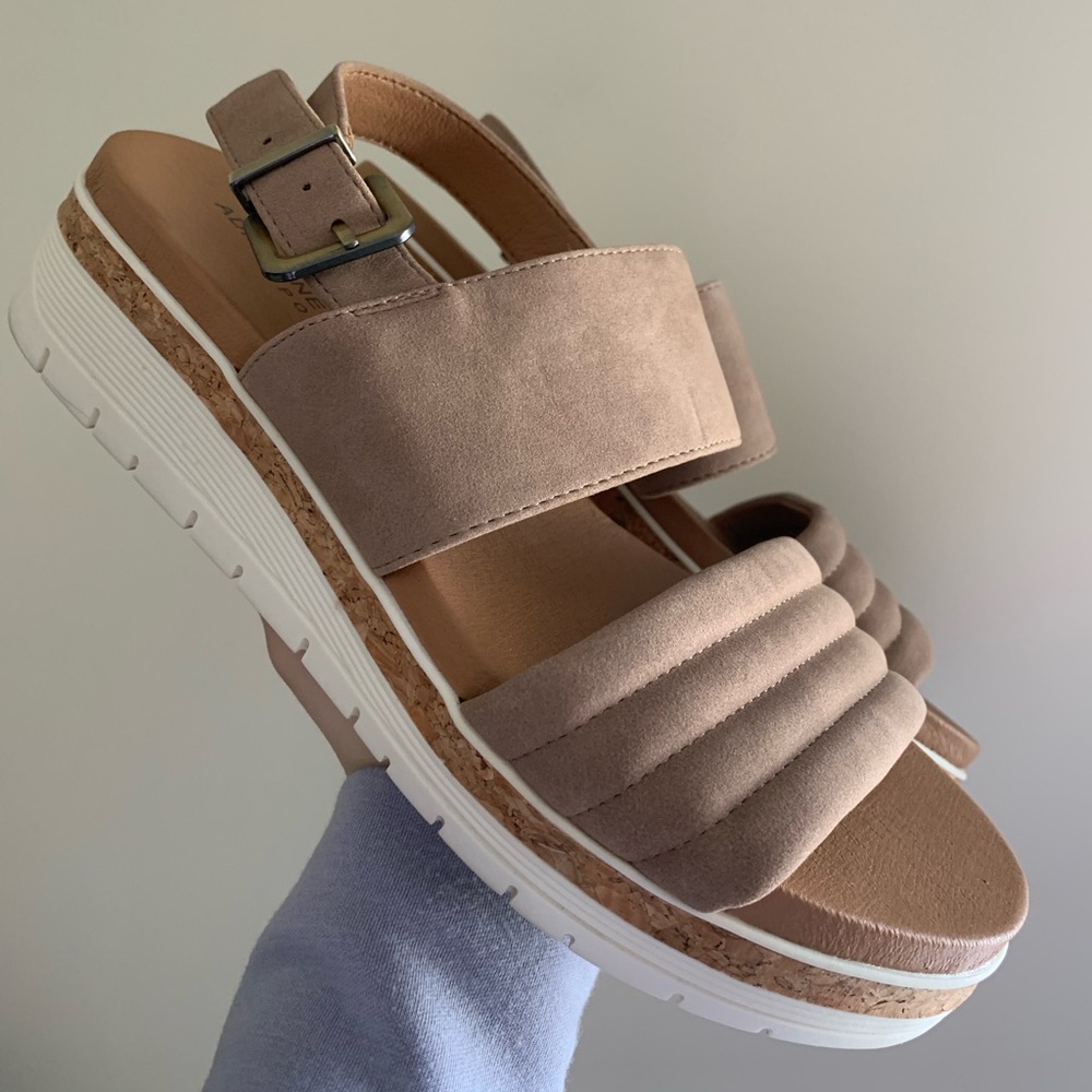 Worn once platform sandals